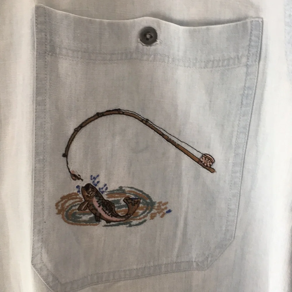 Banana Republic men's vintage Safari butto…